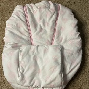 Baby girl car seat cover